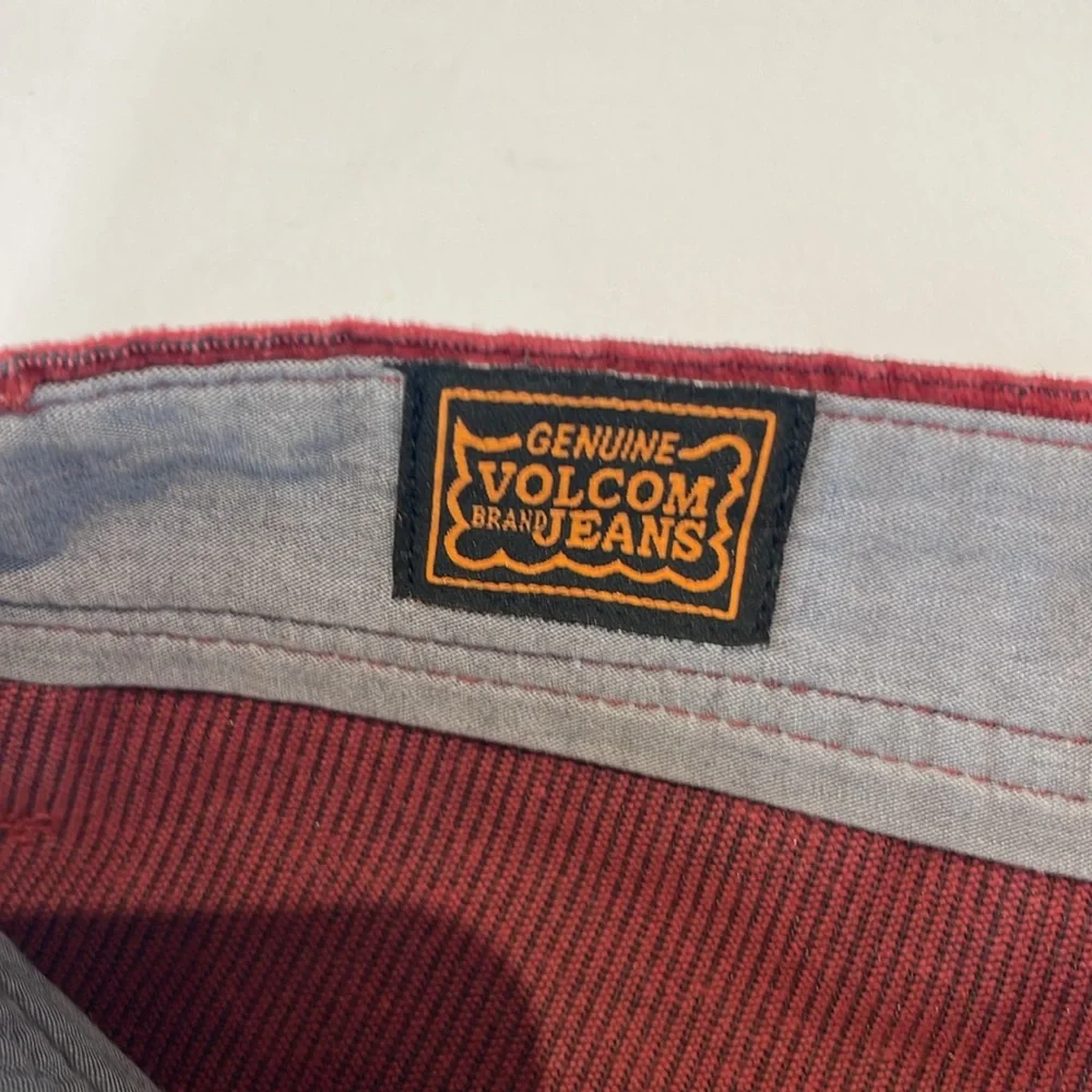 Volcom Red Corduroy Jeans Waist 30
